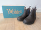Yabbies Kinderboots aus Leder – Dark Brown and Blue