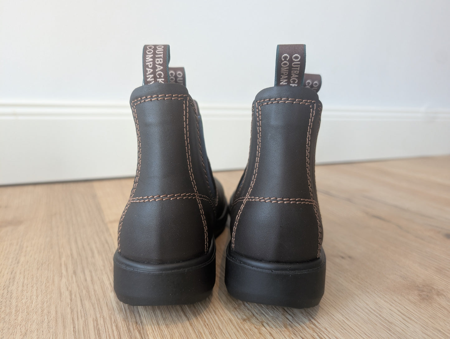 Yabbies Town & Country Chelsea Boots - Dark Brown and Blue